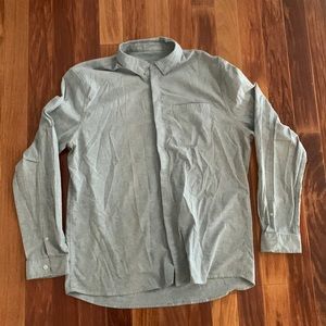 Grey Lululemon Button Up Shirt